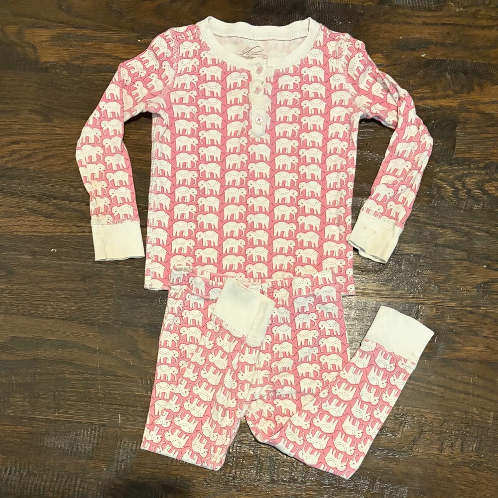 Roller Rabbit girls toddler pajamas sz 2t